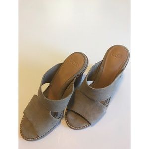 UGG tan High heel sandal